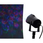 Projecteur à piquer extérieur Kaleidoscope LED intégrée, noir