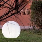 Boule décorative extérieure Buly, diam 40cm, E27 25 W = 880 Lm, blanc NEWGARDEN