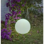 Boule décorative Buly, diam 20cm, E27 15 W = 800 Lm, blanc NEWGARDEN