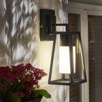 Applique descendante extérieure E27 max 20W noir Hudson INSPIRE