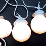 Guirlande extérieure E27 10 ampoules blanc chaud 300 Lumen Cherry light LUMISKY