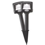 Lot de 2 balises à détection extérieure à piles 35 Lumen MR BEAMS