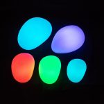 Décoration lumineuse extérieur Galet solaire deco led 30*40*17cm