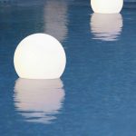 Lampe extérieure Acquaglobo diam.40 cm SLIDE max 10W blanc