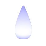 Lampe lumineux Goutte d'eau h34cm LED intégrée blanc VARANGUE