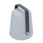 Lampe de jardin extérieure Balad 25 cm LED intégrée 26 à 45 Lumen gris FERMOB
