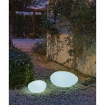 Lampe de jardin extérieure Petra avec fil, 40cm, E27 max 15W blanc NEWGARDEN