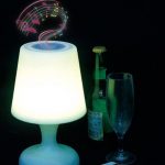 Lampe de table lumineux De table musicale h25cm LED intégrée blanc VARANGUE