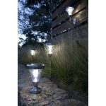 Balise solaire Palma 3 en 1 54 Lumen acier INSPIRE