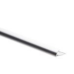 Quart-de-rond mur et sol argent brillant aluminium L.250 cm x Ep.10 mm