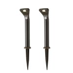 Lot de 2 balises à détection à piles 80 Lm noir MR BEAMS