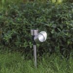 Balise solaire projecteur 1.5 Lumen inox LUMINEO