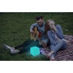 Lampe solaire Cuby 20 couleur changeante 45 Lm blanc translucide en polyethylene
