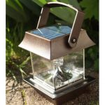 Lanterne solaire Pagode 30 Lm rouille WATT & HOME