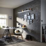 Plaquette de parement béton anthracite Atelier