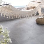 Carrelage sol extérieur medio effet béton gris Bristol l.45 x L.45 cm