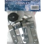 Kit de fixation pour abattant WC chromé