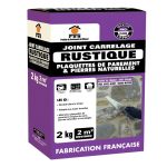 Joint poudre plaquette de parement PRB marron 2 kg, 2 m² Rustique