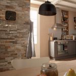 Plaquette de parement pierre naturelle effet pierre claire beige Briconature