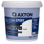 Colle et joint époxy AXTON, mur et sol, blanc, 2m², 5KG
