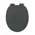 Abattant frein de chute gris bois compressé, SENSEA Blanka