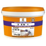 Colle et joint pâte carrelage, blanc PRB, 3,5 kg