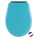 Abattant frein de chute déclipsable pervenche bois réticulé®, OLFA Woodclip