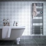 Sèche-serviettes électrique à inertie fluide SAUTER Marapi gris anthracite gris