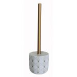 Pot à balai Gatsby gold, blanc