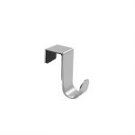 Lot de 2 crochets 2 têtes chrome Hook