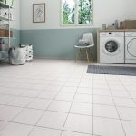 Carrelage sol et mur forte effet carreau de ciment blanc Patrimony l.20 x L.20 c