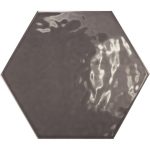 Carrelage mur gris émaillé l.17.5 x L.20 cm, Hexa