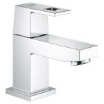 Mitigeur de lave-mains de lavabo chromé brillant, GROHE Eurocube xs