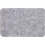 Tapis de bain l.50 x L.80 cm gris, Pebbles SENSEA