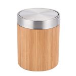 Poubelle de salle de bains 2.6 l bambou SENSEA
