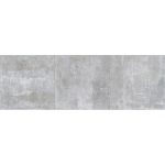 Carrelage sol et mur forte effet métal gris clair Oxy l.61 x L.61 cm