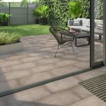 Carrelage sol extérieur forte effet béton taupe Craft l.30.8 x L.61.5 cm
