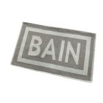 Tapis de bain l.50 x L.80 cm, taupe