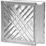 Brique de verre, transparent mosaïque brillant