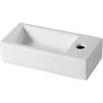 Lave-mains céramique l.38 x P.18.5 cm, Rabat