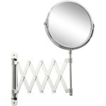 Miroir grossissant x 2 rond à fixer, H.15 x l.15 x P.1.8 cm, Beauty extensible