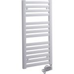 Sèche-serviettes eau chaude mixte acier EQUATION Concept blanc, 424 W