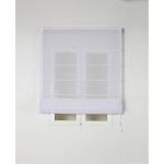 Store bateau Flamen polyester, blanc H.250 x l.100 cm