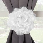 Embrasse Fleur tissu, blanc