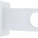 Lot de 2 supports sans re-perçage Mur percé, D28 mm blanc satiné IB+