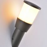 Applique extérieure E27 max 40W anthracite Riviera oblique LITTLE GARDEN