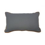 Coussin Pauline INSPIRE, noir l.50 x H.30 cm