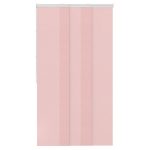 Panneau japonais Uni, rose kiss, H.250 x l.50 cm