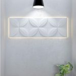 Panneau mural 3D Flower, l.38 x L.113.5 cm, ARSTYL