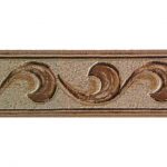 Galon, vinyle expansé adhésive Pierre, l.3.5 cm x L.10 m, marron